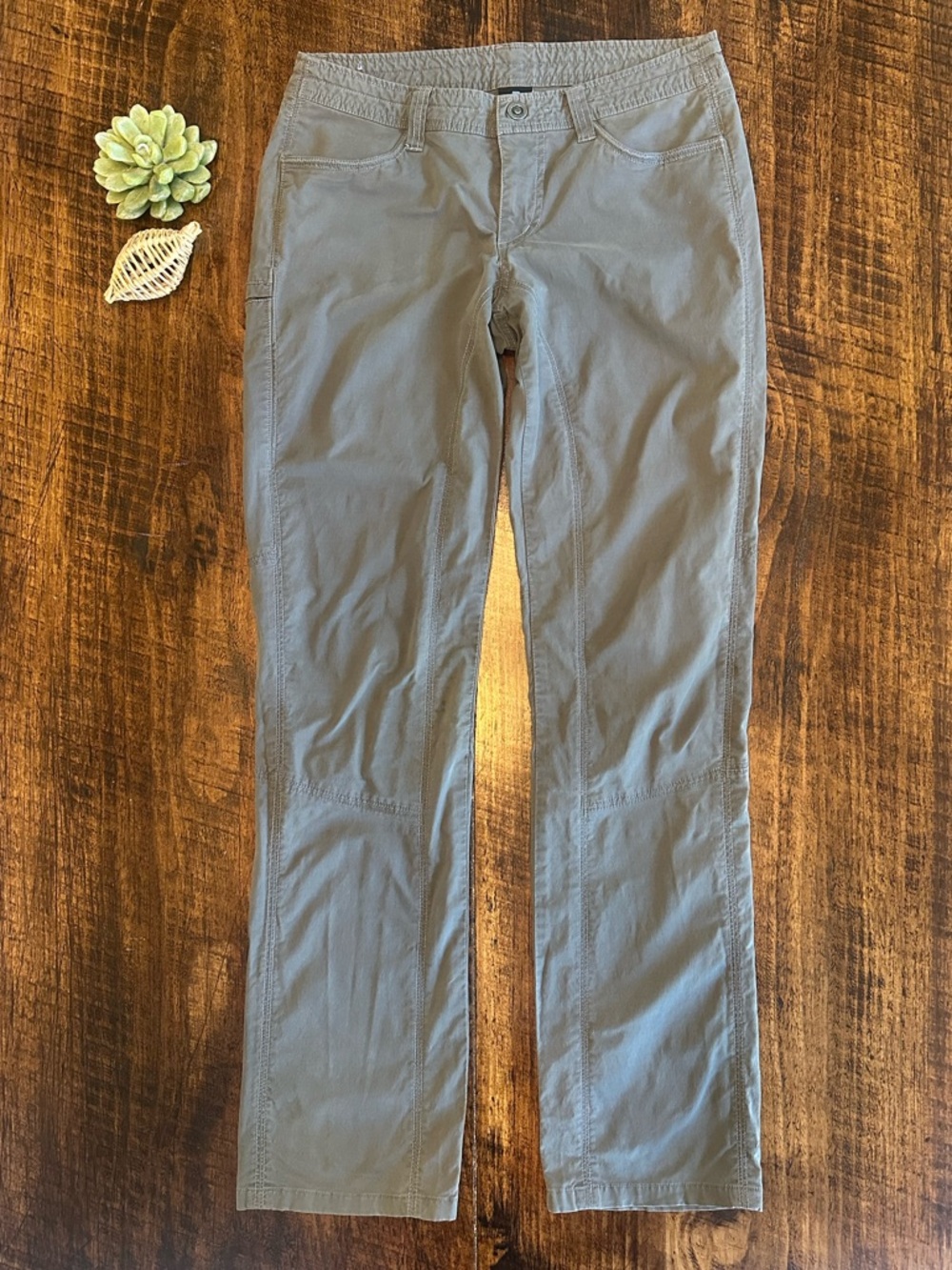 KÜHL | Women’s Hiking Pants - Straight Leg, Grey/Stone, Size 6